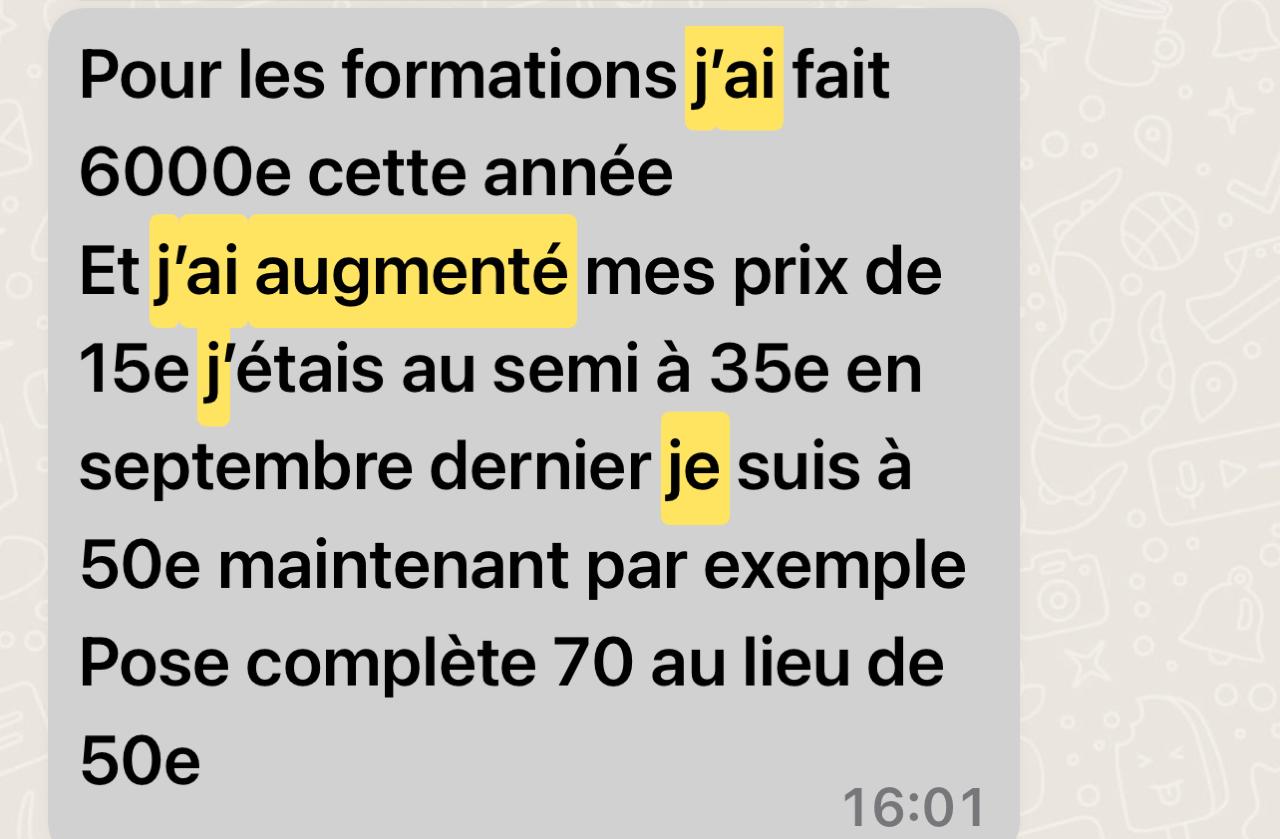 Témoignage 1